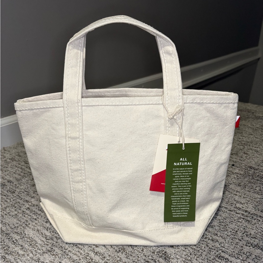 Shorebags canvas mini tote NWT